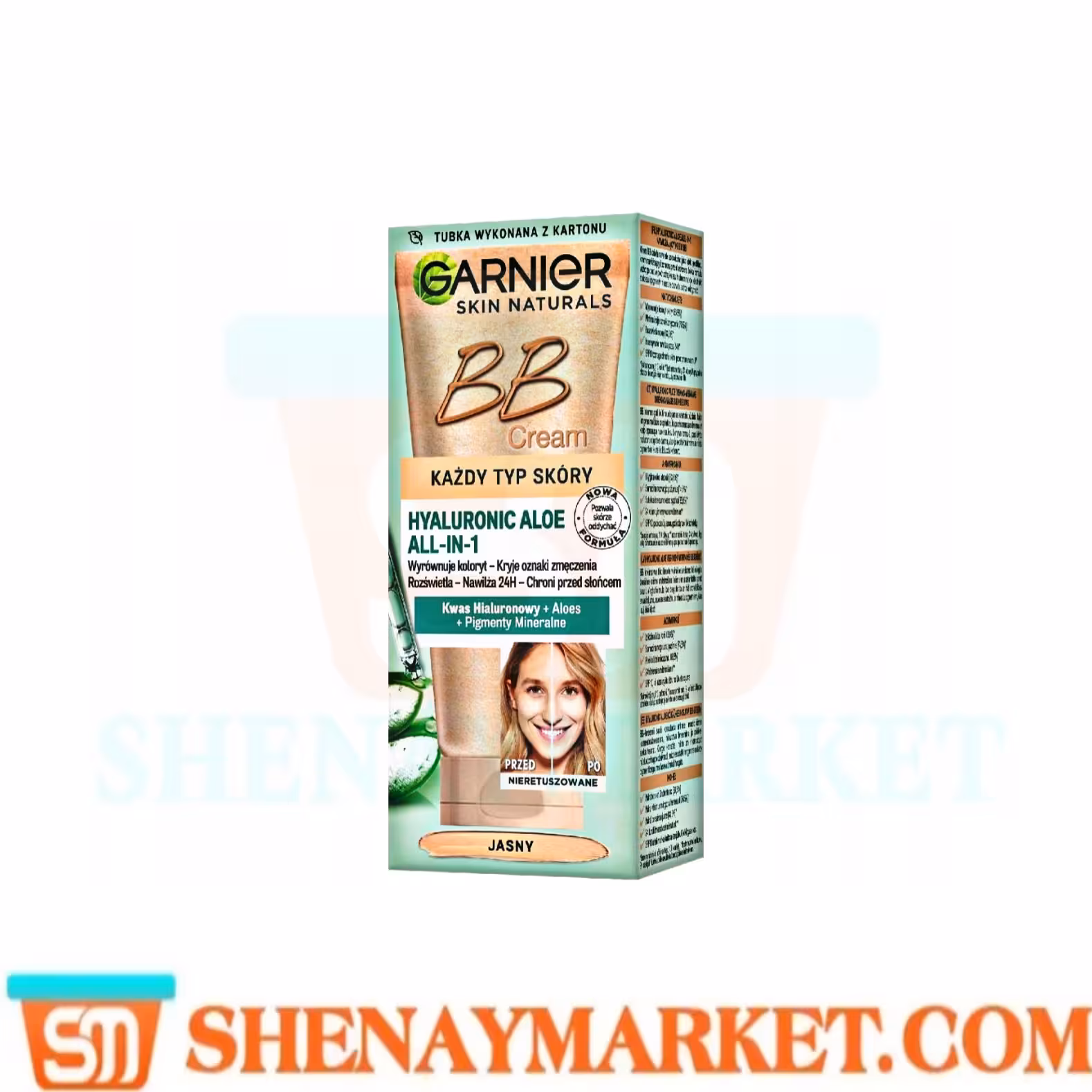 بی بی کرم آبرسان انواع پوست رنگ لایت light گارنیر حجم 50 میل