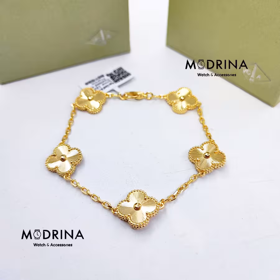 دستبند ون کلیف طلایی