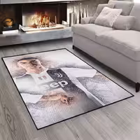 فرش چاپی تصویر رونالدو در تیم یوونتوس PK-3607a