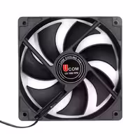 فن کیس UCOM 12 × 12 یوکام مشکی ساده