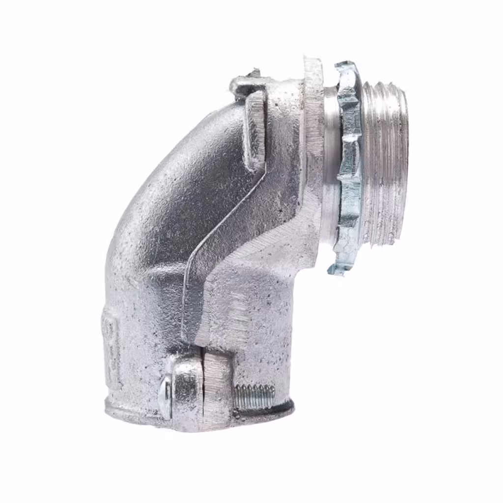 گلند فلزی دو پیچ زانویی B90 رهورد خراسان سایز 25