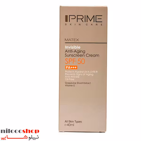 کرم ضد آفتاب بی رنگ پریم SPF50