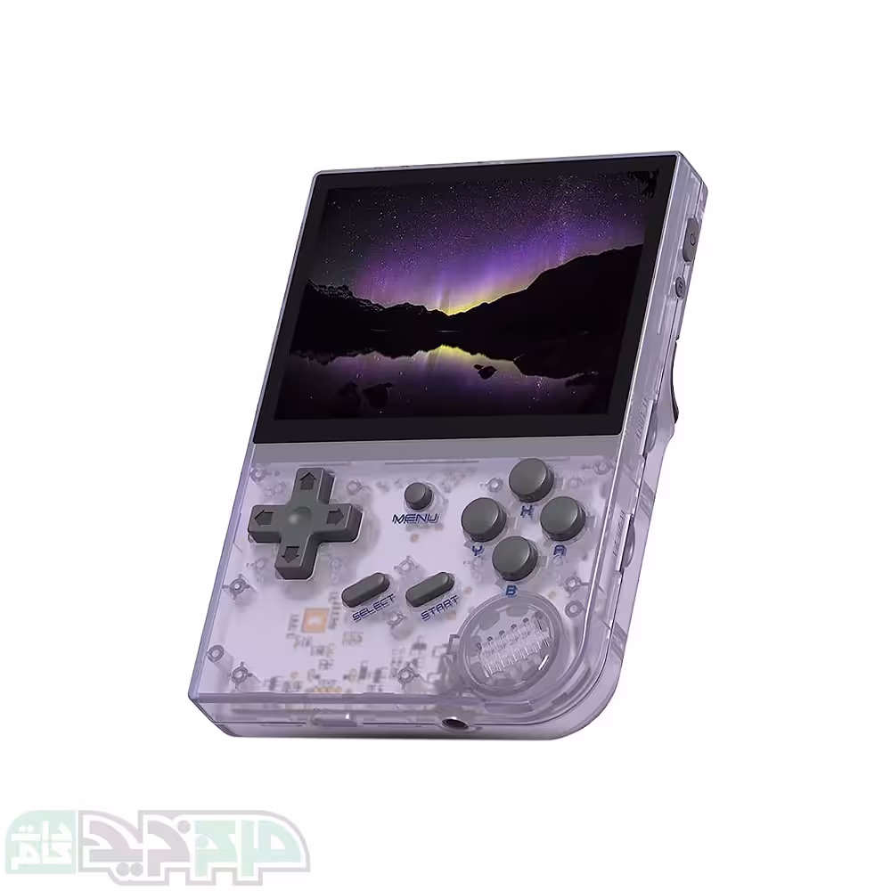 کنسول بازی Anbernic مدل RG35XX – رنگ بنفش شفاف