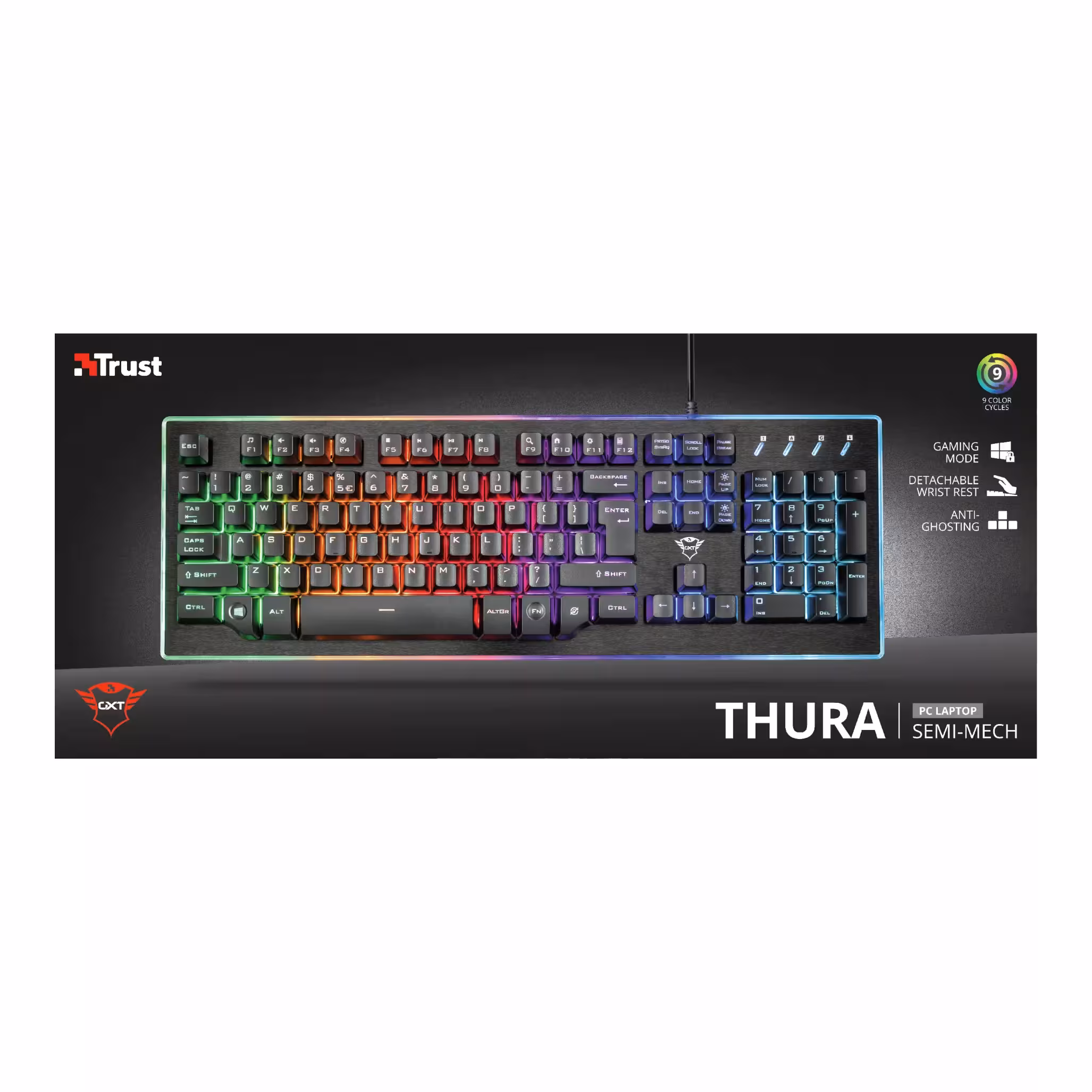 کیبورد مخصوص بازی تراست مدل GXT 860 Thura