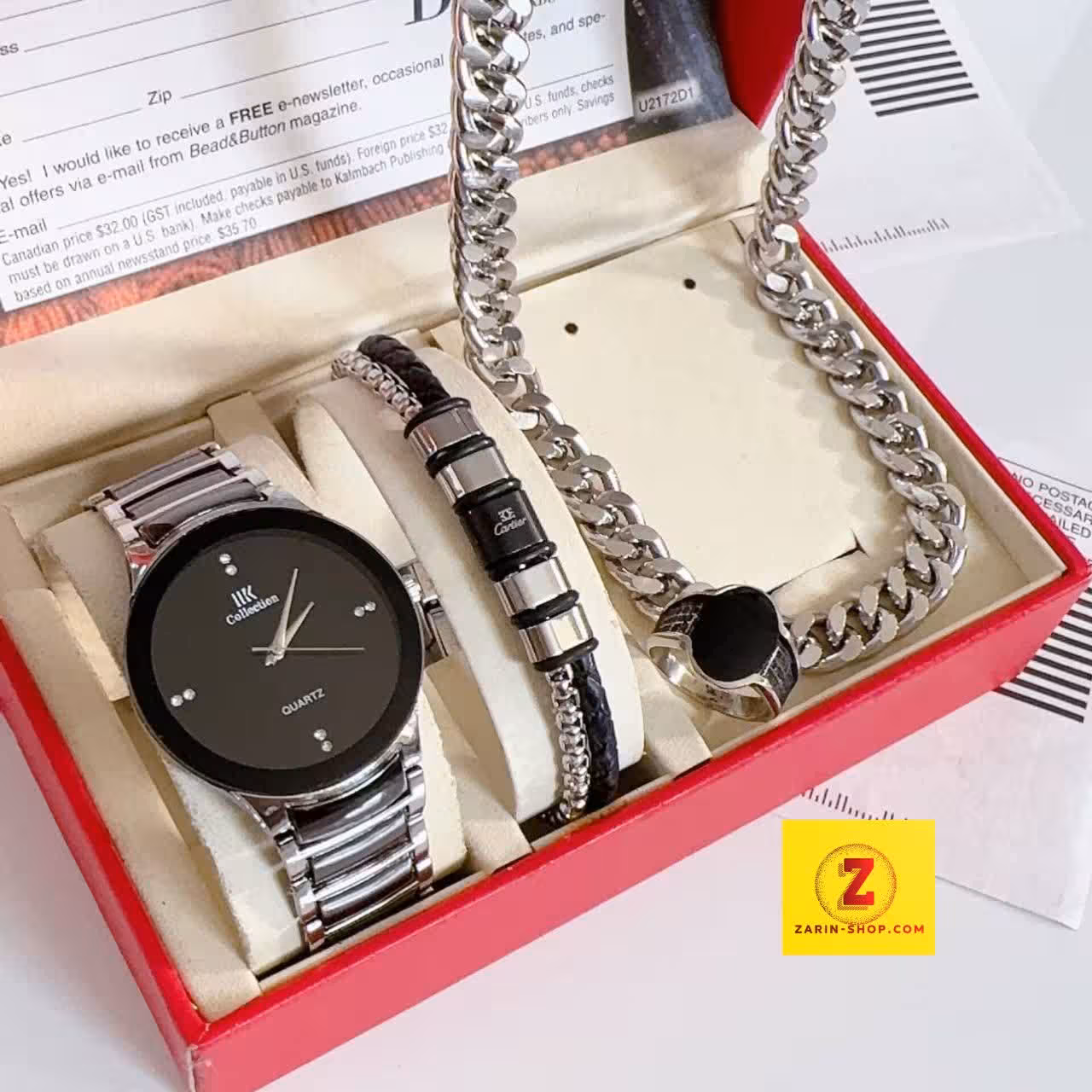 ست مردانه ساعت و زیورآلات 560620720