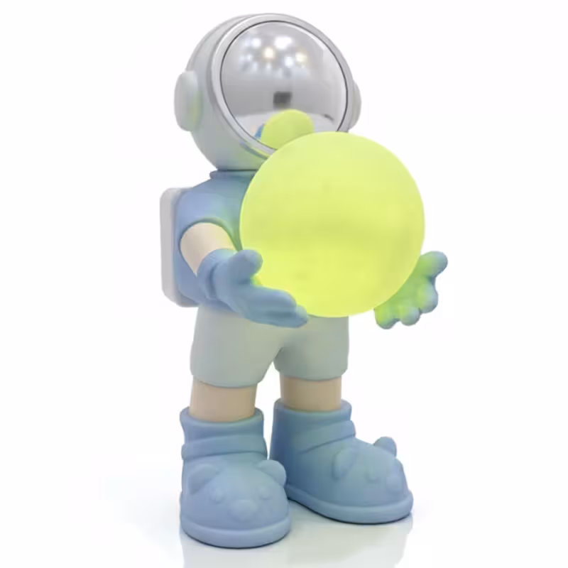 اسپیکر بلوتوثی به همراه نور RGB طرح آدم فضایی کره ماه مدل YM-127