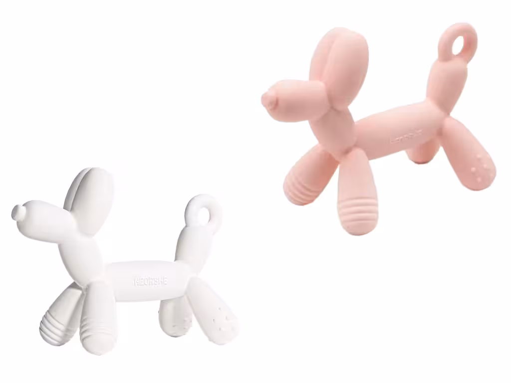 دندانگیر سیلیکونی نوزادی طرح puppy هی اور شی HEORSHE