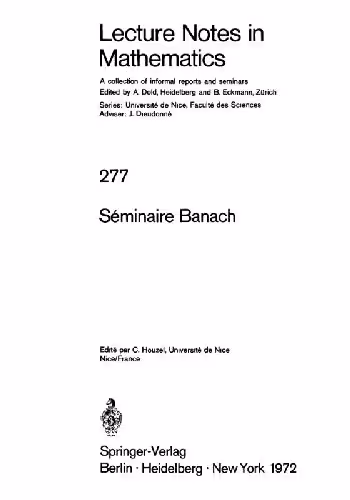 خرید و دانلود نسخه کامل کتاب Seminaire Banach