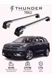 نوار محافظ خودرو مشکی KIA NIRO 2017 2022 TRX2 CARRIER LOVEN FIELD HARF CEILING BAR Thunder