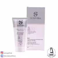 کرم ضد آفتاب سانیورا رنگی پوست چرب بژ روشن light Beige حجم 50 میل