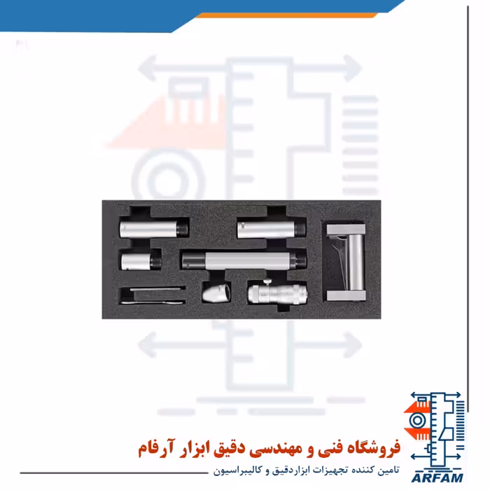 ست میکرومتر لوله آسیمتو داخل سنج 100-50 میلی متر مدل 0-11-240