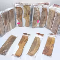 شانه چوبی دندانه ریز و درشت 4 مدل