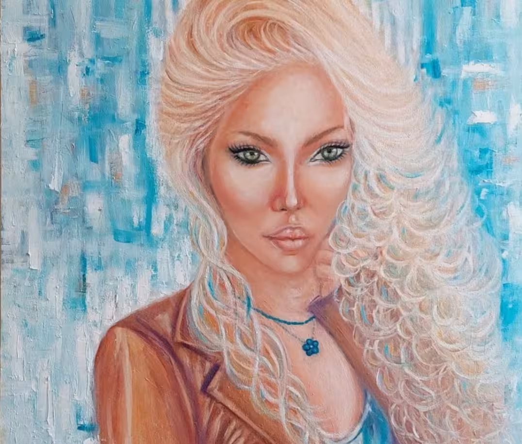 تابلو نقاشی رنگ روغن _ الینا