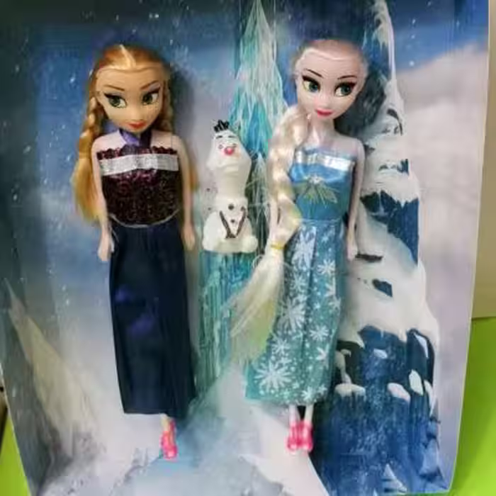 عروسک باربی مدل السا و آنا جعبه دار