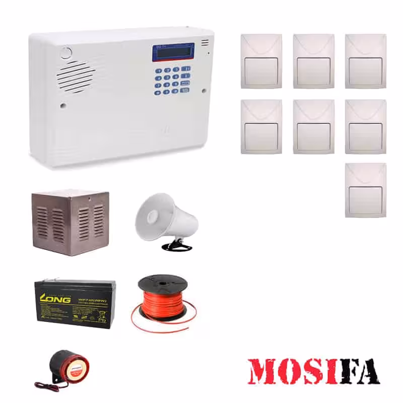 پکیج دزدگیر اماکن سایلکس سیمکارتی مدل SF7