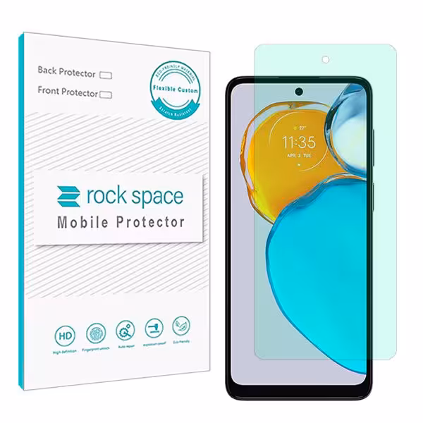 گلس موتورولا Moto E22s مدل نانو هیدروژل گرین لایت برند راک اسپیس کد S