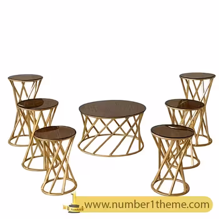 میز کمر پیچ سه تیکه (کد114)