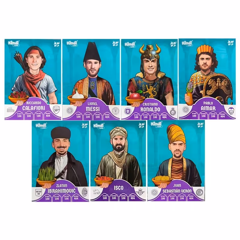 اسباب بازی زینتی کیمدی مدل نوروزی مجموعه 7 عددی