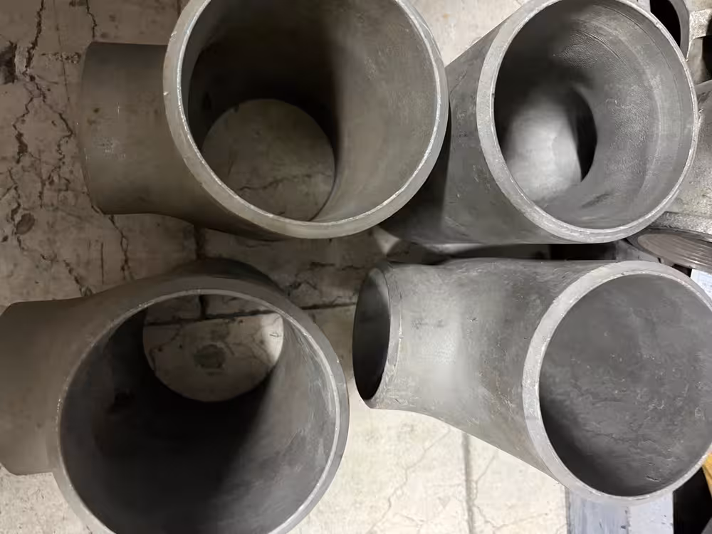 سه راه 3 * 4 اینچ دابلکس رده 40 تبدیلی  از جنس   A 815 / S31803