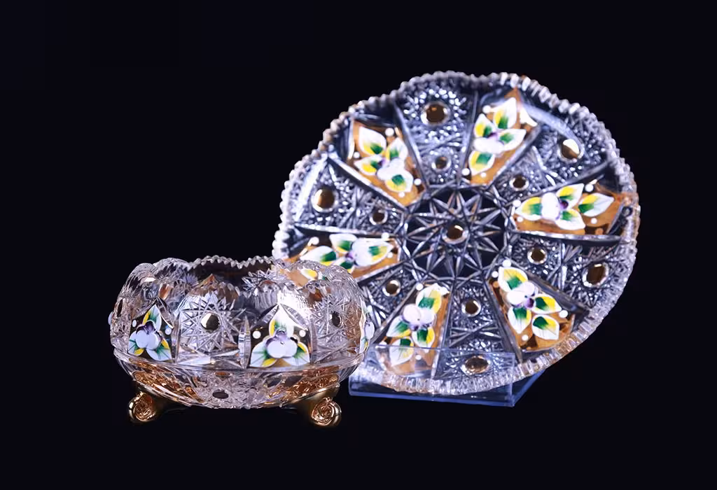 پیاله پیش دستی کریستال کارول