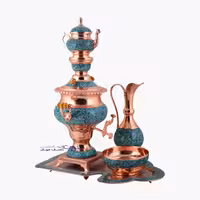 سرویس سماور فیروزه کوبی کدf120