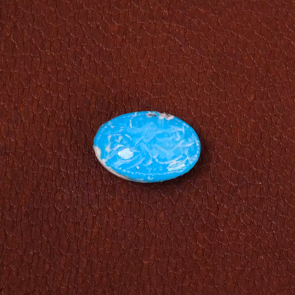 نگین فیروزه عجمی کد 30212 - جواهری مشاهیر