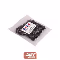 وایرشو تکی روکشدار سایز 1.5 مشکی E1508 بسته 100 عددی DeDe