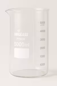 بشر شیشه ای 5000 سی سی - یونی گلس