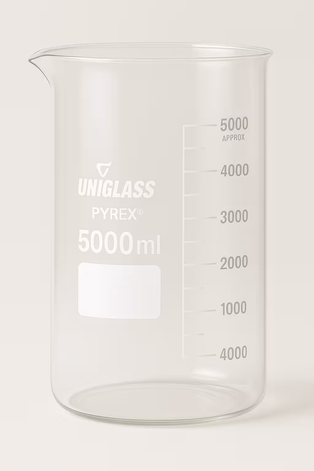 بشر شیشه ای 5000 سی سی - یونی گلس