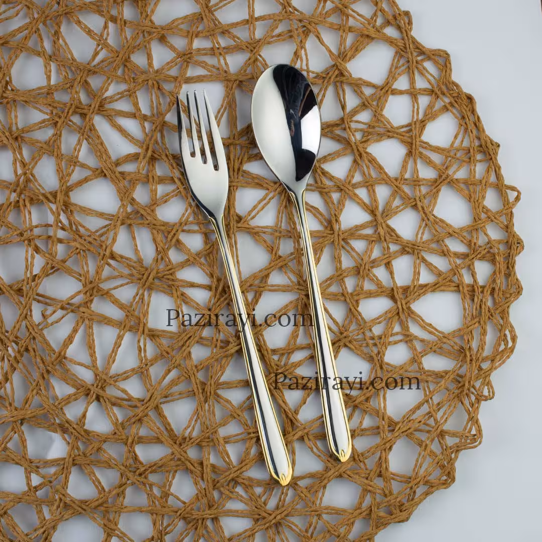 سرویس قاشق چنگال 160 پارچه برگامو مدل 333g