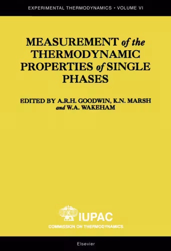 خرید و دانلود نسخه کامل کتاب Measurement of the Thermodynamic Properties of Single Phases