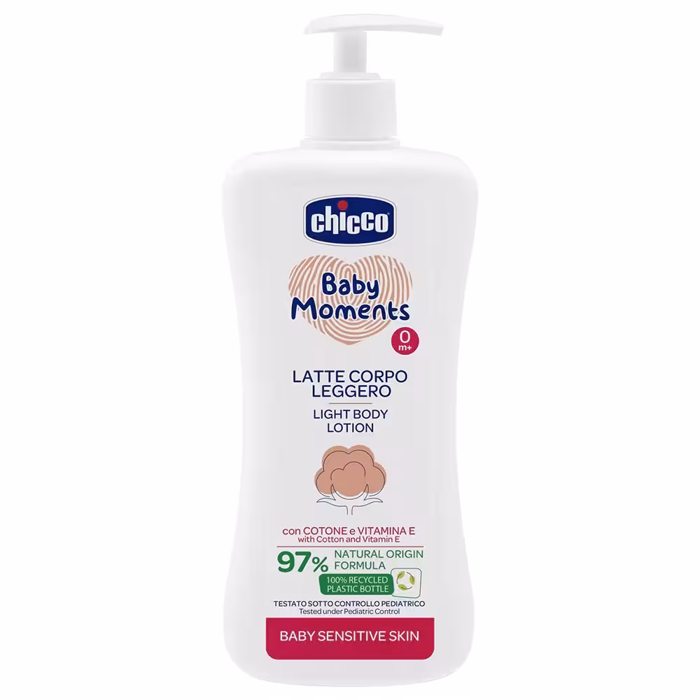 لوسیون بدن کودک چیکو مدل ضد حساسیت حجم 500 میل