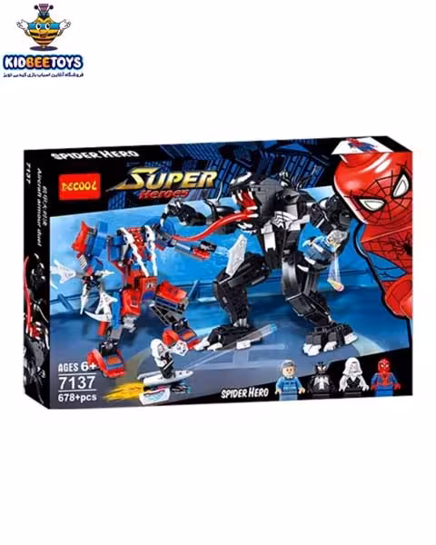 اسباب بازی لگو ربات ونوم اسپایدرمن