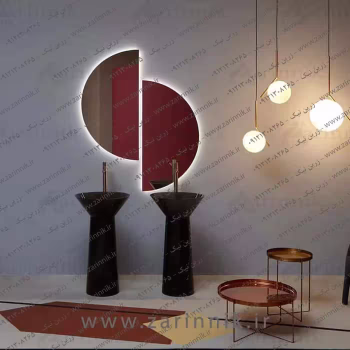 آینه دستشویی مدرن زرین نیک مدل AD005