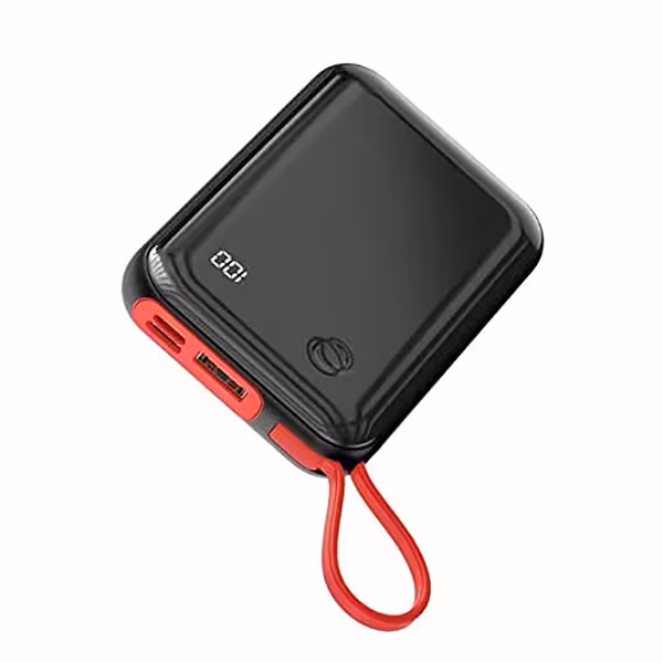 پاوربانک Lightning مدل PPXF-B01 Mini S Digital Display Baseu ظرفیت 10000 mAh سیاه - فروشگاه اینترنتی پروتاچ