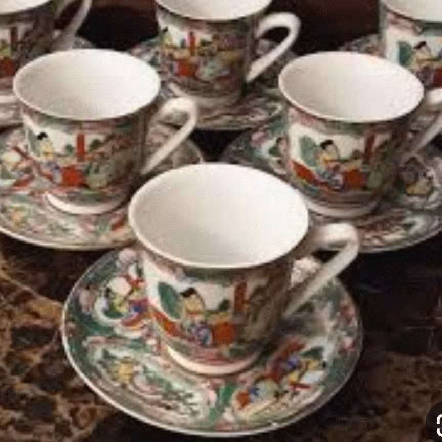 سرویس قهوه خوری مرغی بهشتی 