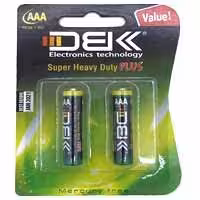 باتری نیم قلمی 2 عددی کارتی Super Heavy Duty R03 DBK