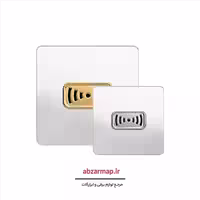 زنگ بیزر مدل کریستال سفید طلایی و نقره ای آسیا الکتریک