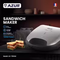 ساندویج ساز دوکاره استیل آزور مدل AZ-706