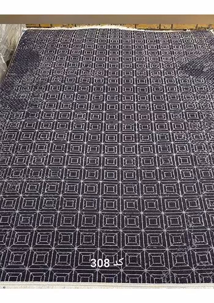 گلیم ماشینی 400 شانه آکرلیک کاشان(امکان پرداخت قسطی)-کد 308‌