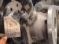 شیر توپی 3 اینچ  دو تیکه ریس فیس کلاس 150 SEAT CF8M STEM 316SS  BALL 316SS/TCC  BODY CF8M