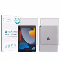 محافظ صفحه نمایش شفاف راک اسپیس مدل Hygel مناسب برای تبلت اپل iPad 10.2 (2021) به همراه محافظ پشت تبلت