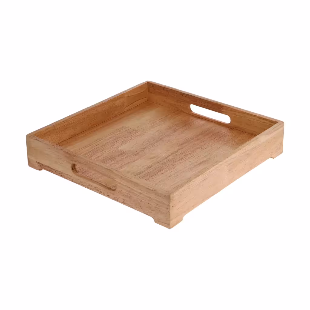 سینی دسته‌دار مدل جولیتا – سایز 30×30×6 سانتی‌متر