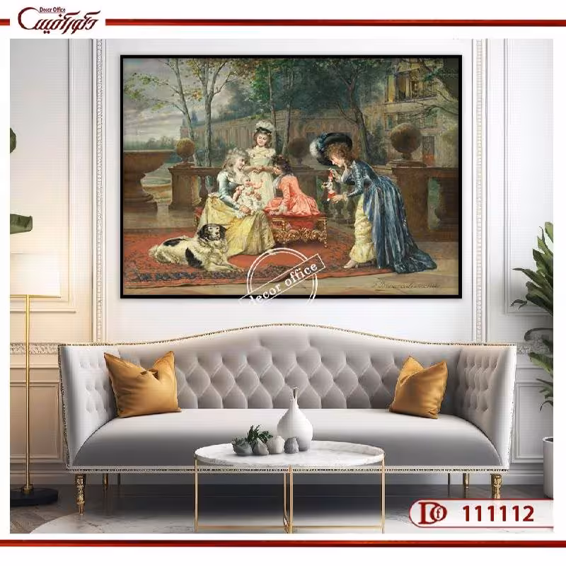 تابلوی کلاسیک فرانسوی R111112