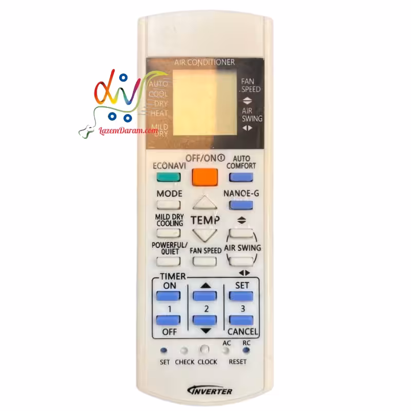 کنترل کولر گازی پاناسونیک بلند