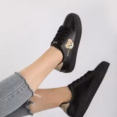 کتانی زنانه مدل خرسی دانشگاه کفش دانشجویی ارسال رایگان ونس شیک