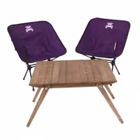 ست میز و صندلی تاشو کمپینگ مجیکمپ مدل اتم چوبی