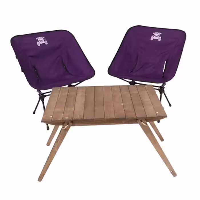 ست میز و صندلی تاشو کمپینگ مجیکمپ مدل اتم چوبی