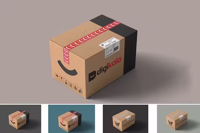 موکاپ و فایل لایه باز جعبه و کارتن psd