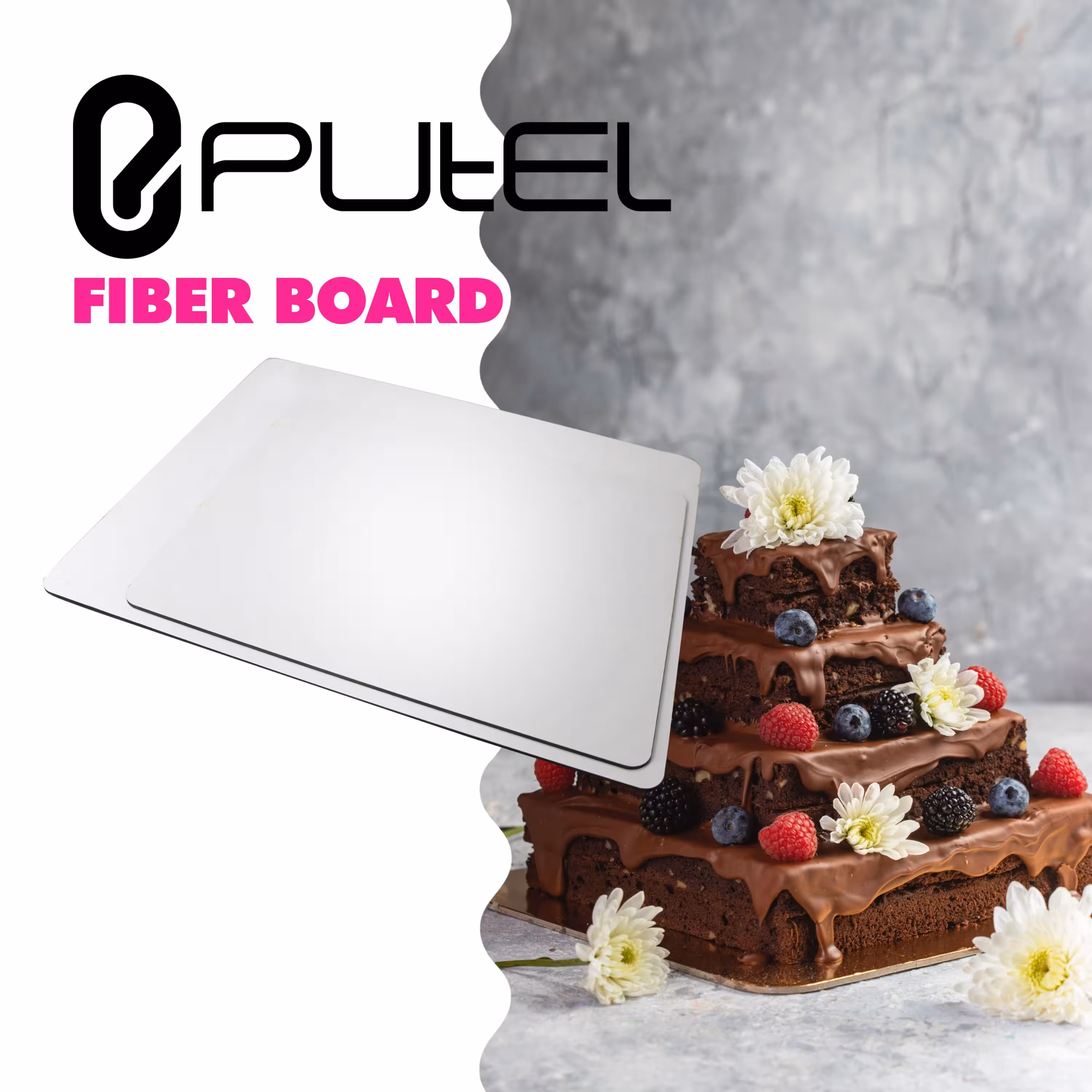 زیر کیک مربع سایز 30